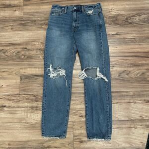 Abercrombie & Fitch Jeans Mens 30W X 32L Vintage Stretch 90s Straight Distressed